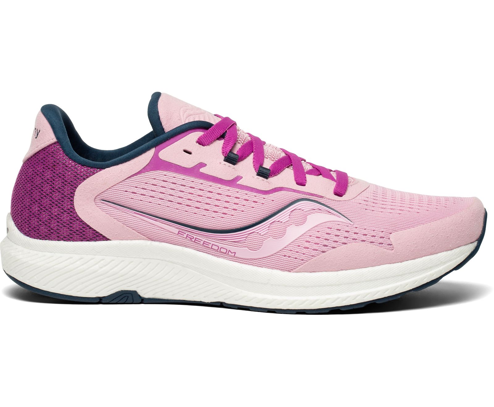 Saucony Freedom 4 Women\'s Running Shoes Pink / Purple | Canada 132WNBY